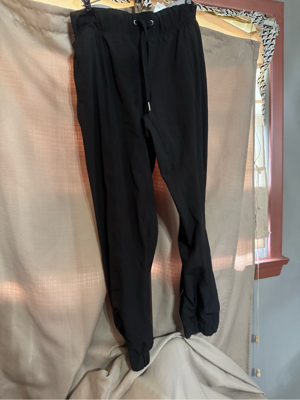 Calvin Klein Performance Black Drawstring Jogger Pants